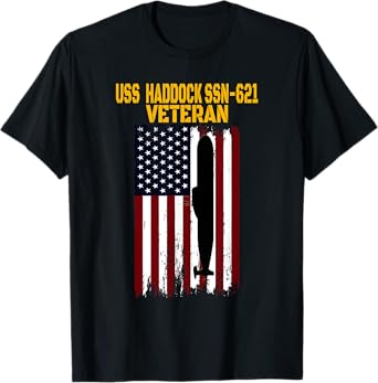 USS Haddock SSN-621 Submarine Veterans Day Father's Day T-Shirt