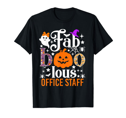 Fab Boo Lous Office Staff Shirt Funny Halloween Costume T-Shirt