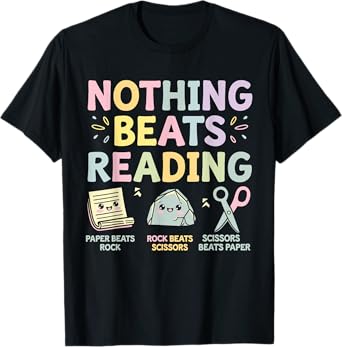 Nothing Beats Reading Book Librarian Across America Kids T-Shirt