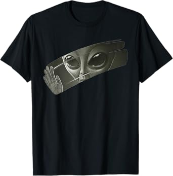 Aliens T-shirt | Men Women Funny Graphic UFO Alien T-Shirt