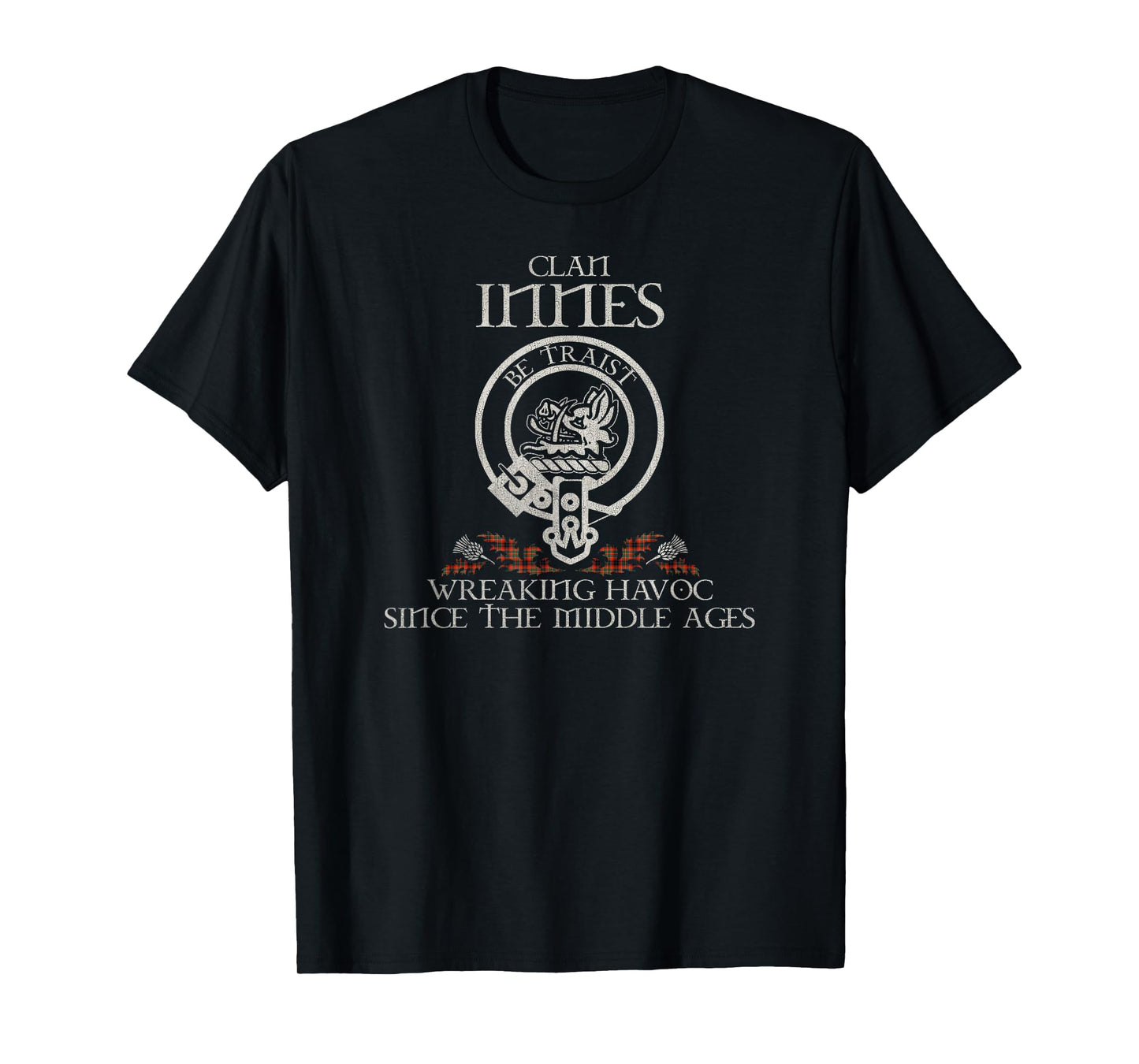 Clan Innes Crest, Surname, Scottish Heritage Vintage T-Shirt