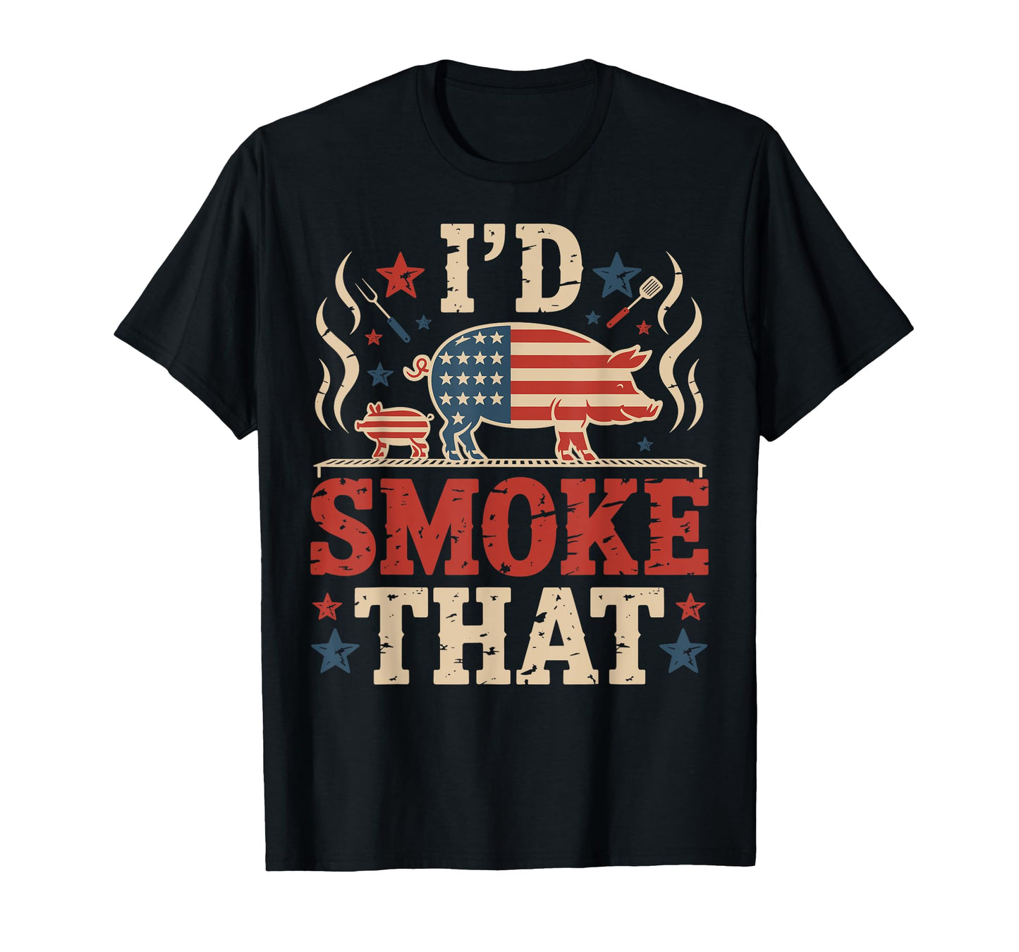 I'd Smoke That BBQ Pig T-Shirt