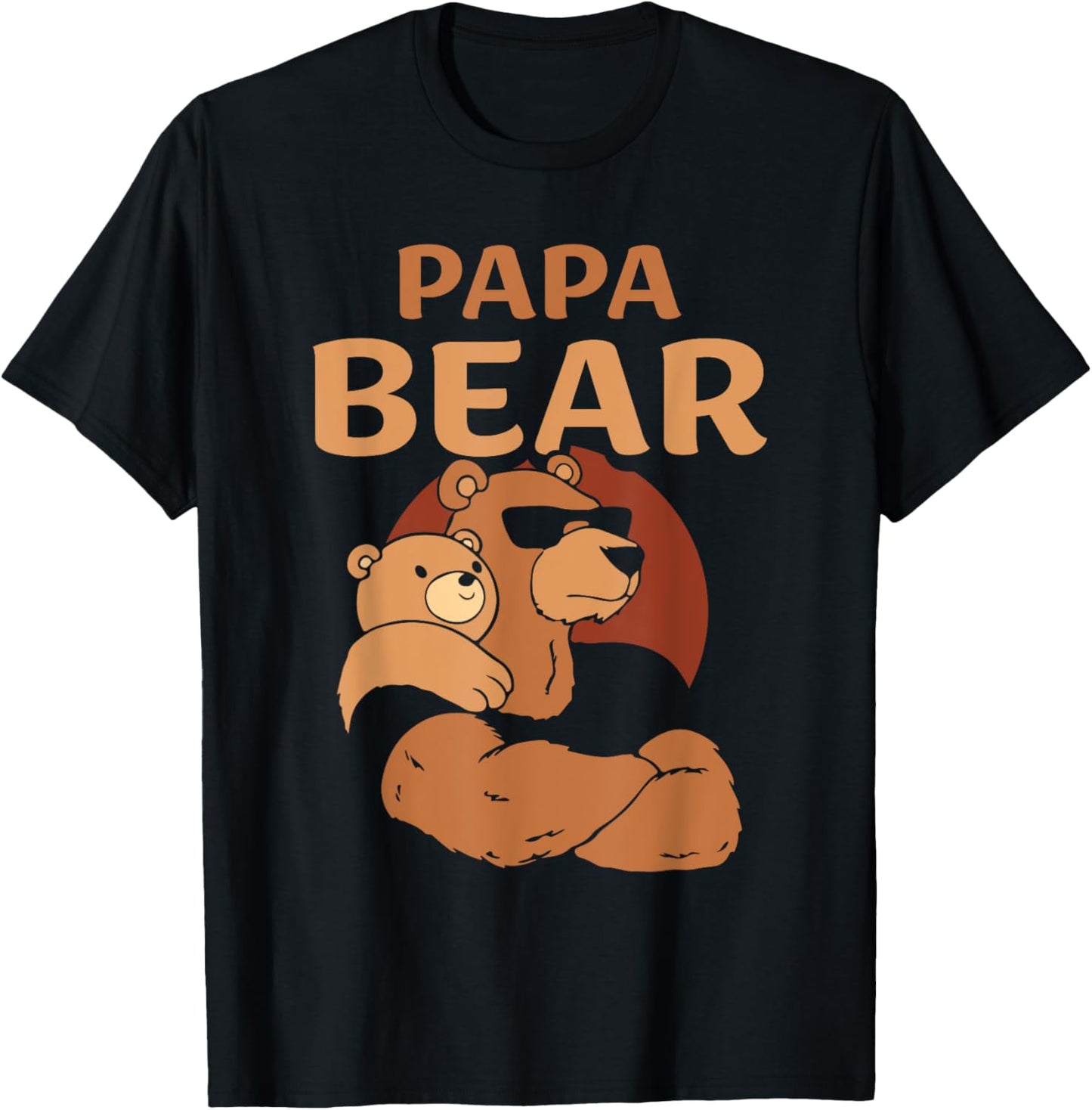 Papa Bear Bears Animal Pun Lover Dad Father Daddy Father's T-Shirt