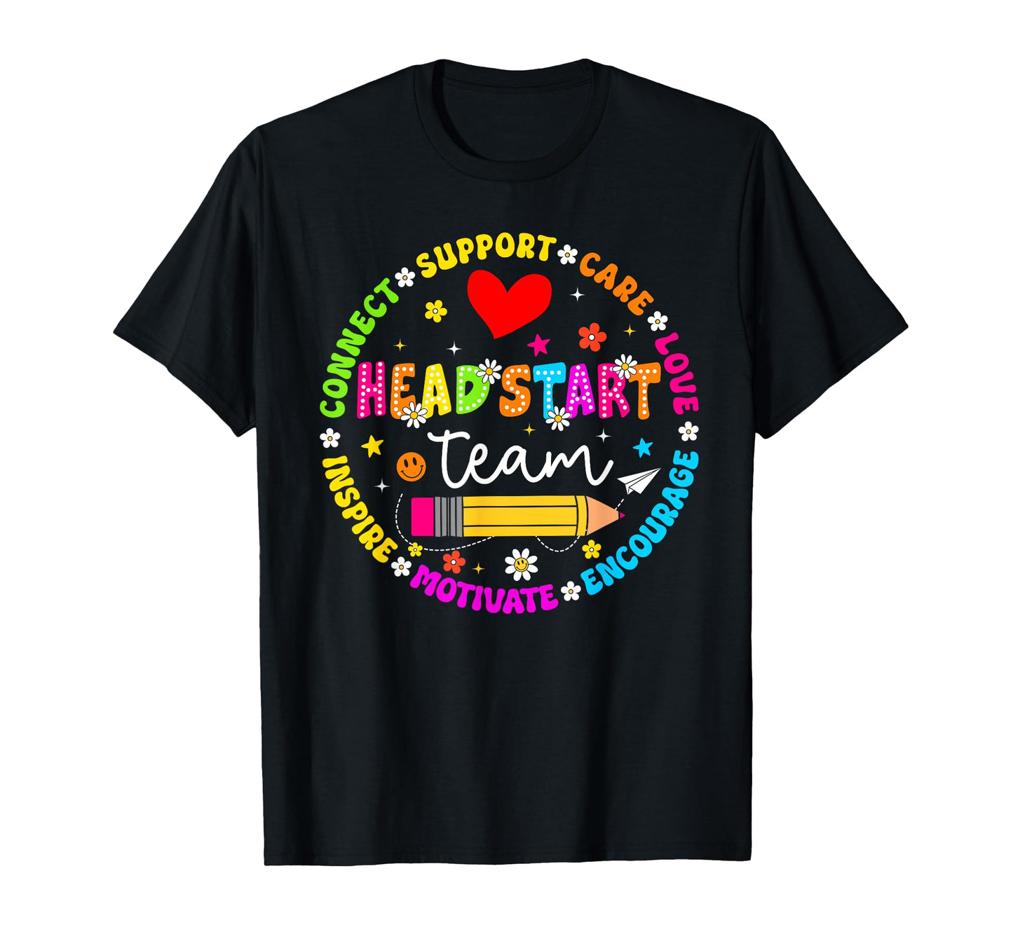 Head Start Team Homeschool Teacher Headstart Back To School T-Shirt