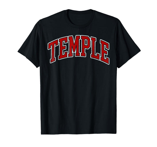 Temple Texas TX Red Vintage for Men Women T-Shirt
