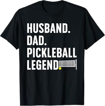 Pickleball Art For Husband Men Pickle Ball Pickleball Lover T-Shirt