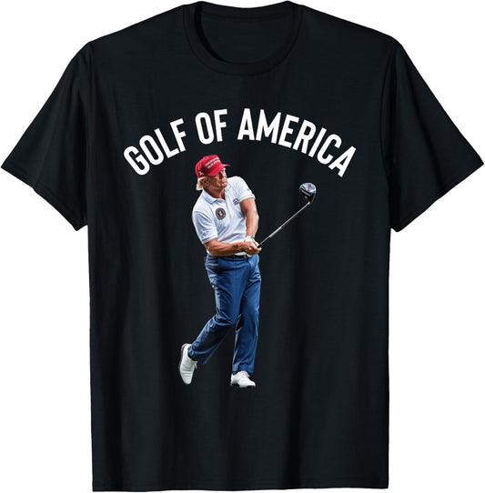Funny Golf Of America Donald Trump T-Shirt