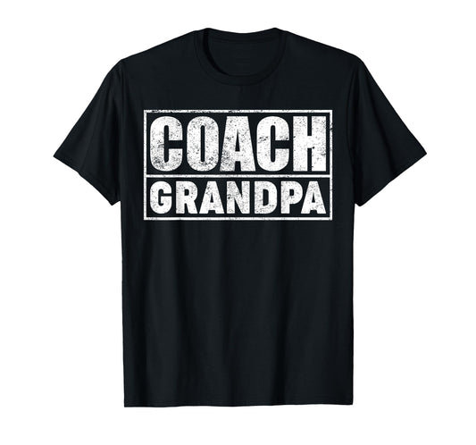 Funny Soccer Football Basketball Coach Grandpa Father's Day T-Shirt
