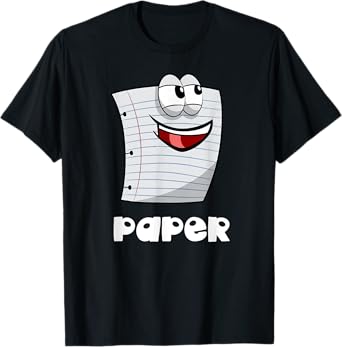 Rock Paper Scissors Shirt Group Halloween Costume T-Shirt T-Shirt