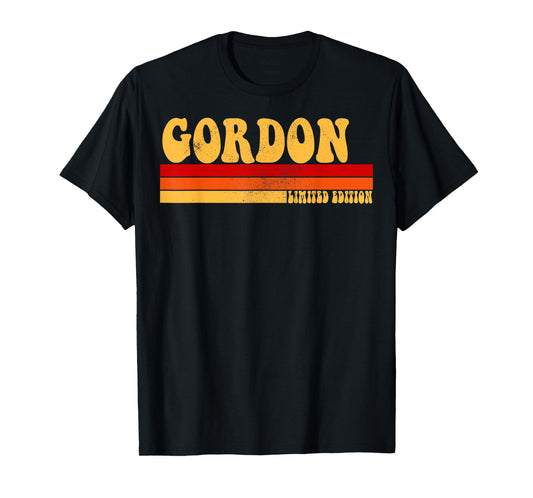GORDON Name Personalized Idea Men Retro Vintage GORDON T-Shirt