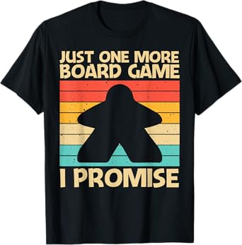 Cool Board Game Art For Men Women Board Gamer Meeple Lovers T-Shirt