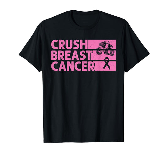 Crush Breast Cancer Awareness Women Men Boys T-Shirt