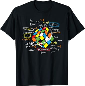 Cool Math Rubik Rubix Rubics Player Cube Math Lovers T-Shirt