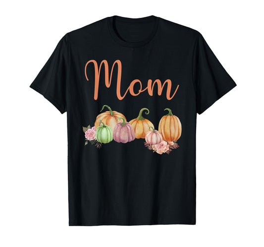 Mom of Little Pumpkin First Birthday Autumn Pumpkin T-Shirt