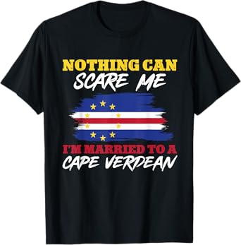Cape Verde Flag Cabo Verde Flag Husband Wife Cape Verdean T-Shirt