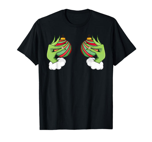 Christmas Ornament Boobs Funny Christmas T-Shirt