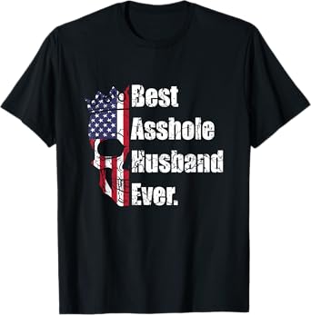 Retro Vintage Best Asshole Husband Ever Best Gift idea T-Shirt