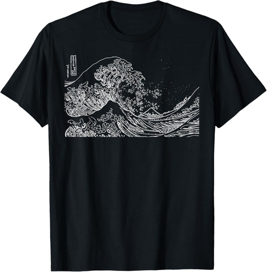 Japanese Wave Ocean Traditional Japan Men's Graphic T-Shirt