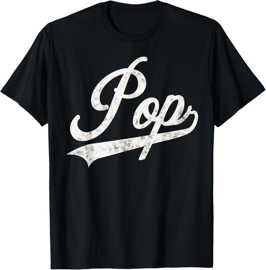 Pop Retro Style Father’s day gift for Funny Grandpa Pop T-Shirt