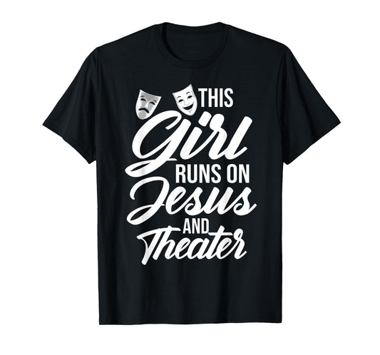 Cool Theater Art For Women Girls Musical Broadway Theater T-Shirt