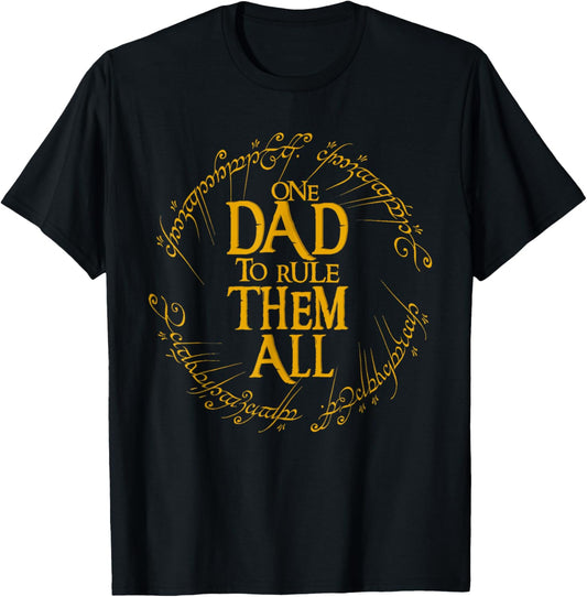 Father's Day One Dad to Rule Them All Father Gift Tee T-Shirt