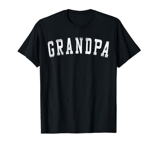 Grandpa - Classic Bold Font Father's Day Grandpa T-Shirt