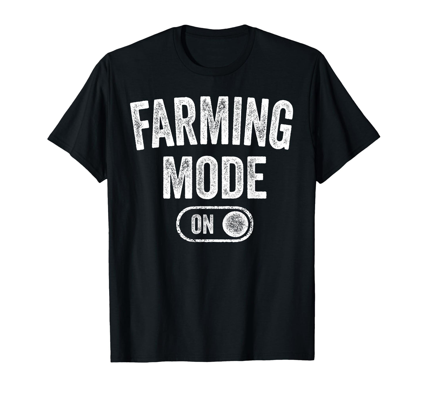 Farming Mode On Funny Farmer Gift Rancher Cowboy Cowgirl T-Shirt