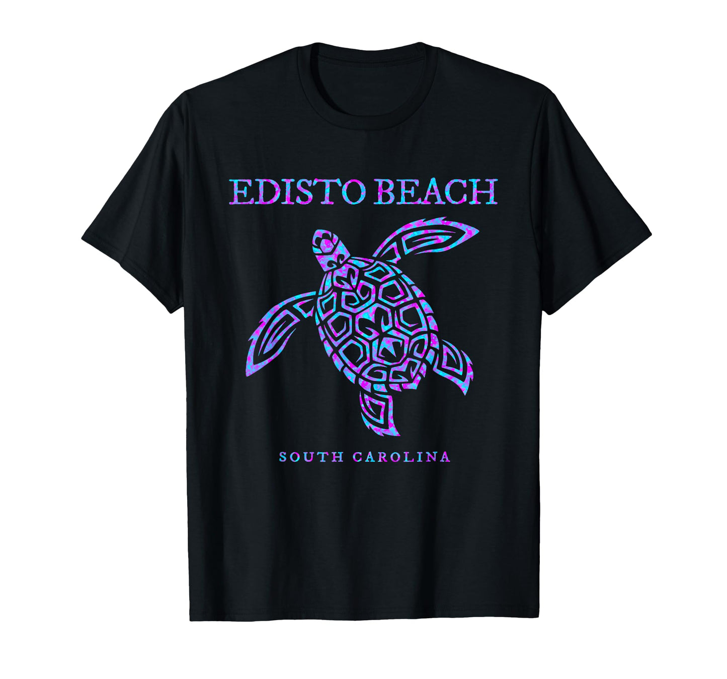 Edisto Beach South Carolina Sea Turtle Beach Vacation Men Women Girls Kids T-Shirt