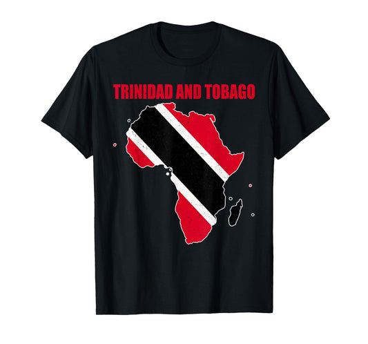 It's In My DNA Flag Of Trinidad And Tobago Afro Men Women T-Shirt