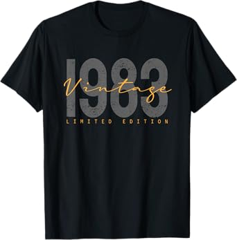 41 Years Old Vintage 1983 41st Birthday Decoration Men Women T-Shirt