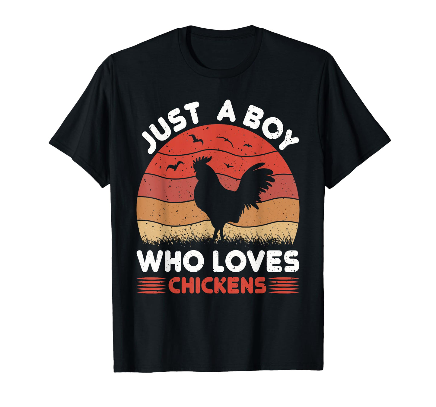 Just A Boy Who Loves Chickens T-Shirt