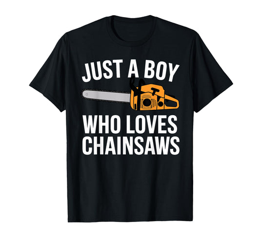 Cool Lumberjack Art For Boys Men Wood Arborist Tree Cutter T-Shirt