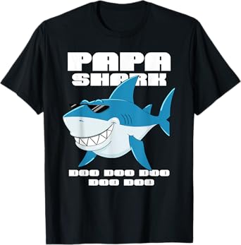 Papa Shark T-shirt, Daddy Shark Shirt, Family Shark Gift T-Shirt