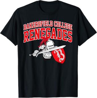 Bakersfield College Renegades Arch Vintage Sports Design Men T-Shirt