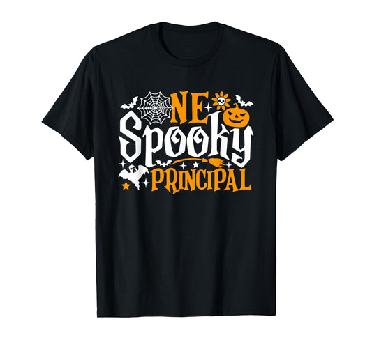 One Spooky Principal Funny Halloween Costume T-Shirt