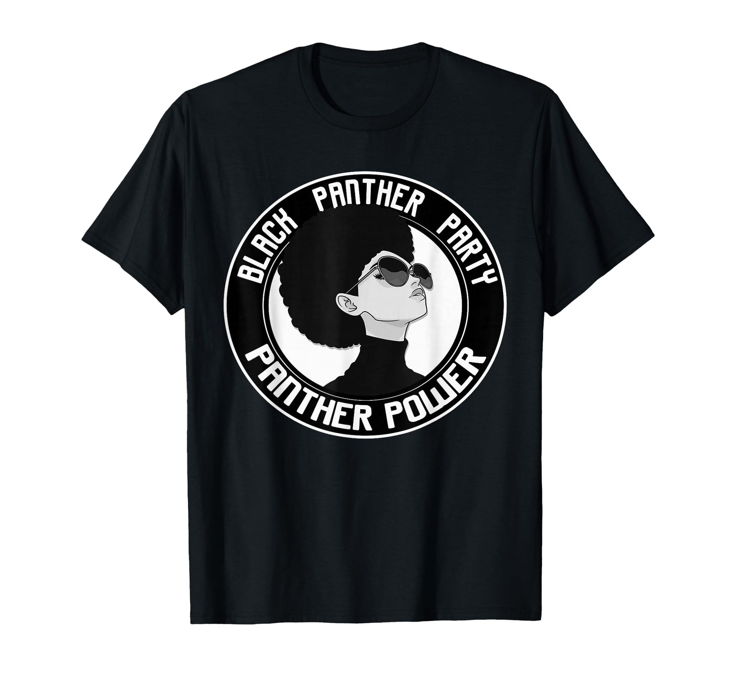 Black Power Panther Party 1966 Natural Hair Afro Melanin T-Shirt