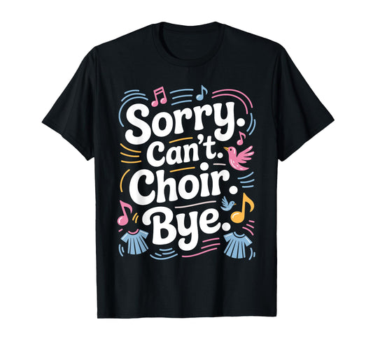 Cool Choir Art for Men Women Choir Teacher Choir Director T-Shirt