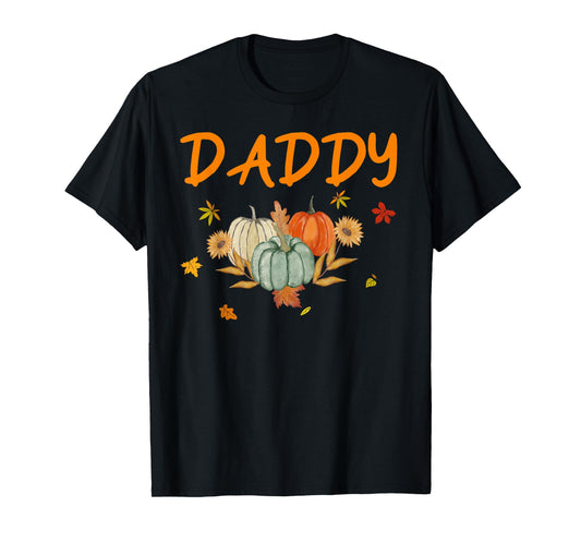 Daddy Birthday Pumpkin 1st Birthday Matching Family Party T-Shirt