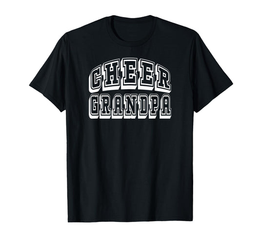 Cheer Grandpa Proud Cheerleader Grandfather T-Shirt