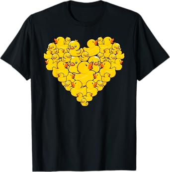 Duck Heart Symbol Love - Duck Lover T-Shirt
