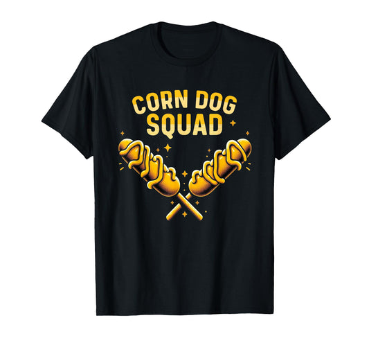 Cute Corn Dog Squad Stick Dogs Corndog Men Women T-Shirt