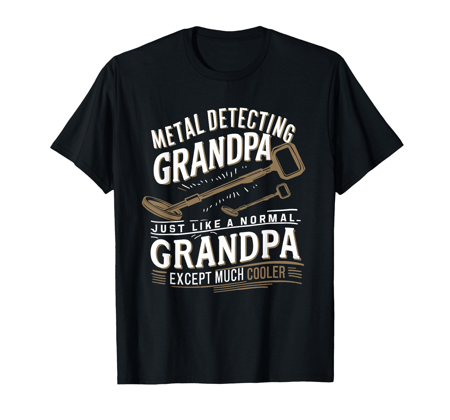 Grandpa Metal Detecting Treasure Hunter Metal Detector T-Shirt