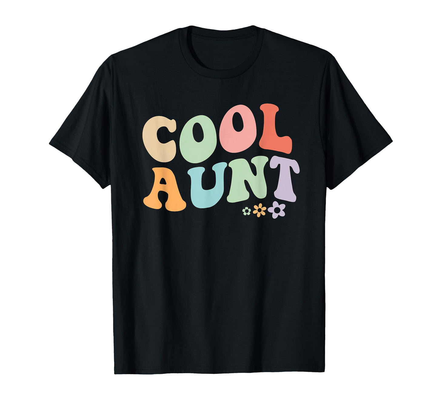 Cool Aunt vintage floral design to auntie from niece T-Shirt