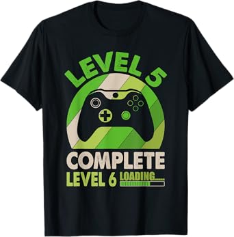 Level 5 Complete Level 6 Loading - 5th Wedding Anniversary T-Shirt