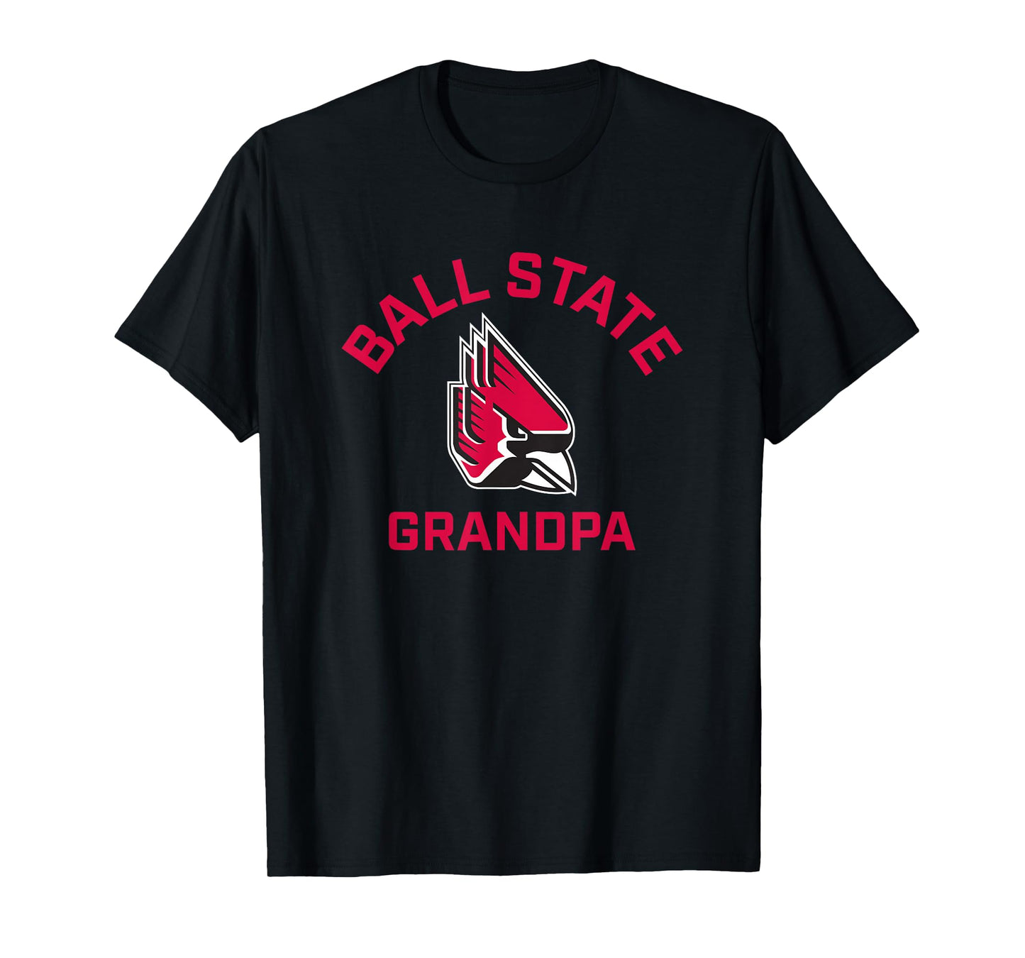 Ball State University Cardinals Arched Grandpa T-Shirt