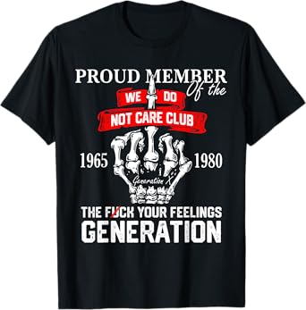 Generation X 1965 1980 T-Shirt