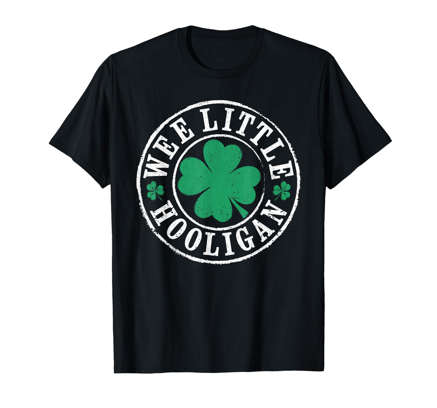 Vintage St Patrick's Day Wee Little Hooligan Toddler Kids T-Shirt