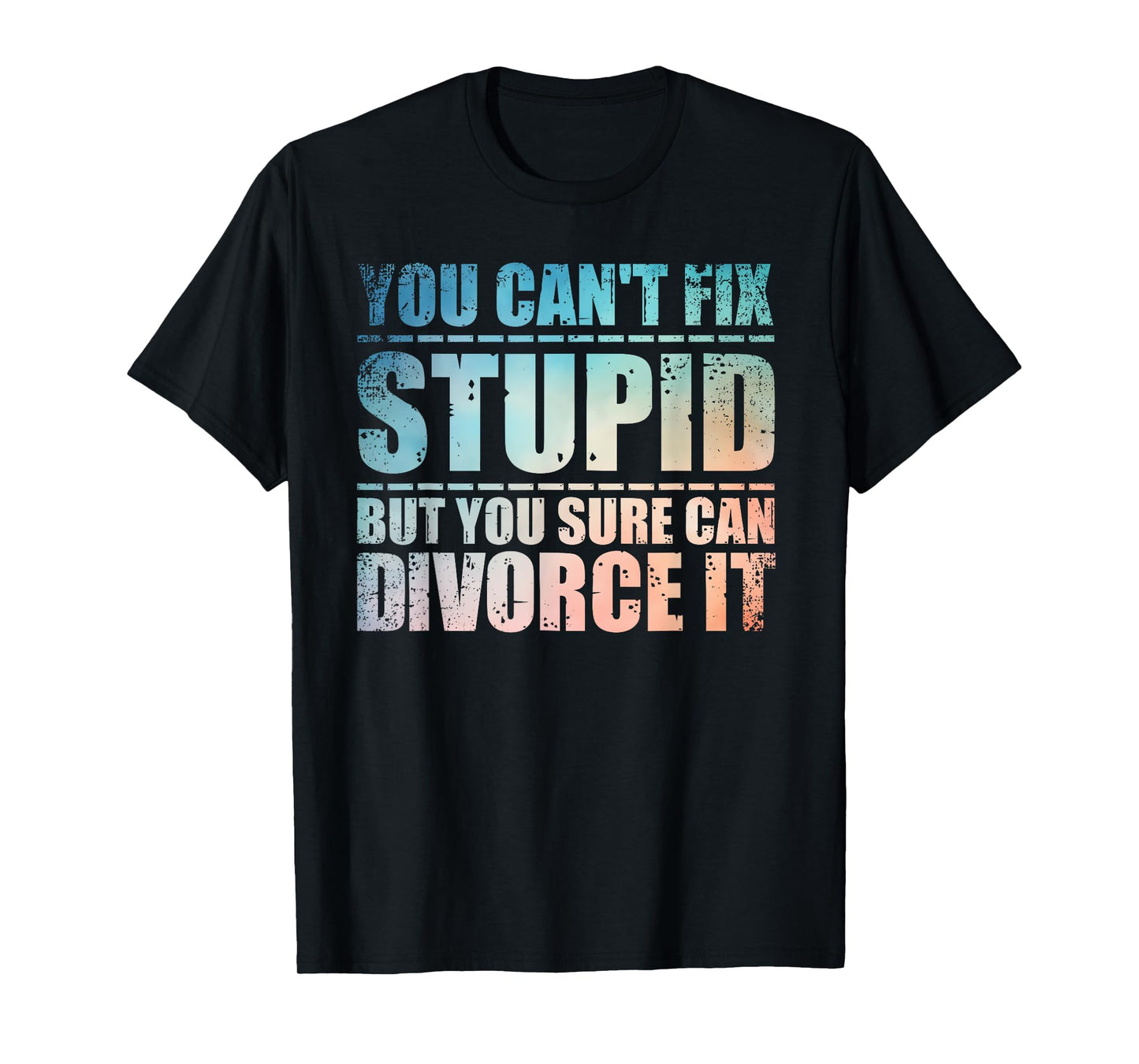 Funny Divorce Design For Men Women Ex Husband Wife Divorcees T-Shirt