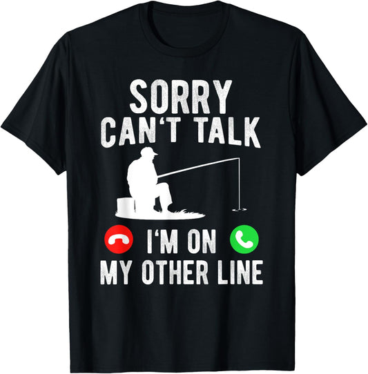 Reel Cool Fishing Dad Shirt - Classic Black Men's Polyester Tee for Casual Outdoor Fun