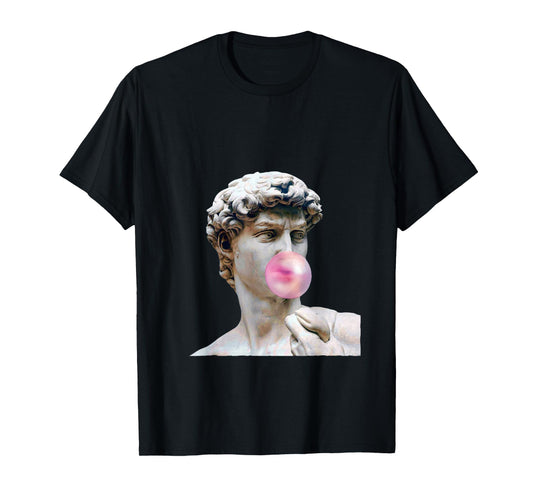 David Michelangelo with Bubblegum Statue Art Man Woman Child T-Shirt